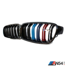 BMW F30 3 Series (2012-2016) Dual Slat Grilles with M Stripes (ABS)