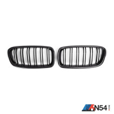 BMW F30 3 Series (2012-2016) Carbon Fiber / ABS Double Slat Front Grille