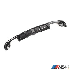 BMW F30/F35 3 Series M Sport (2013-2018) Carbon Fiber MP Style Rear Diffuser Dual Exit Twin Tip with LED