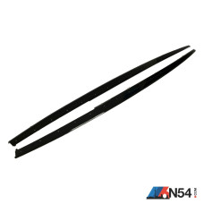 BMW F30 3 Series Sport Line (2013-2018) MP Style Side Skirts ABS Gloss Black (PP)