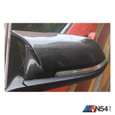 BMW F30 3 Series (2013-2018) Carbon Fiber Replacement AN Style Mirror Caps with M Badge
