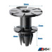 Side Skirt Screw and Spacer Clip Set for BMW Side Skirt Screw and Spacer Clip Set for BMW